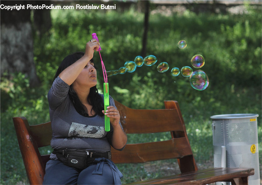 Human, People, Person, Bubble, Leisure Activities, Forest, Vegetation