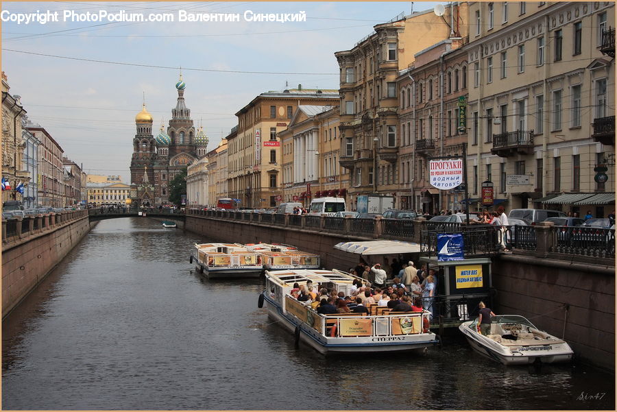 Boat, Watercraft, Canal, Outdoors, River, Water, Gondola