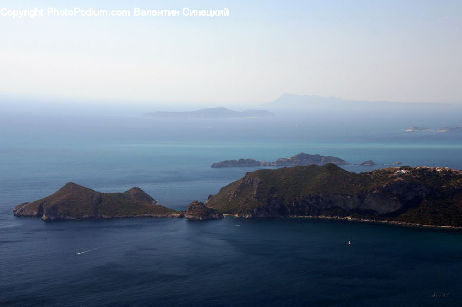 Promontory, Cliff, Outdoors, Coast, Sea, Water, Island