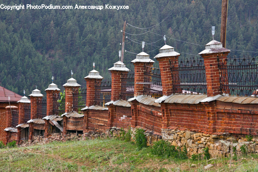 Architecture, Housing, Monastery, Brick, Cabin, Hut, Rural