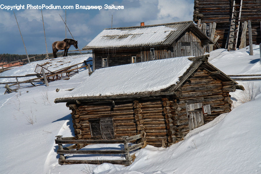 Building, Hut, Log Cabin, Shack, Lumber, Cabin, Rural
