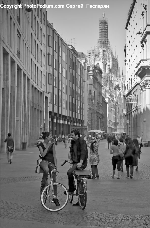 People, Person, Human, Bicycle, Bike, Cyclist, Vehicle