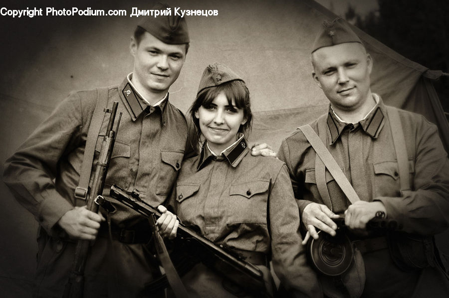 Human, People, Person, Military, Military Uniform, Soldier, Music Band