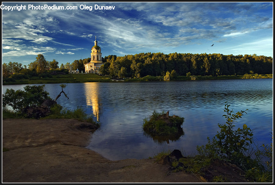 Outdoors, Pond, Water, Lake, Architecture, Castle, Fort