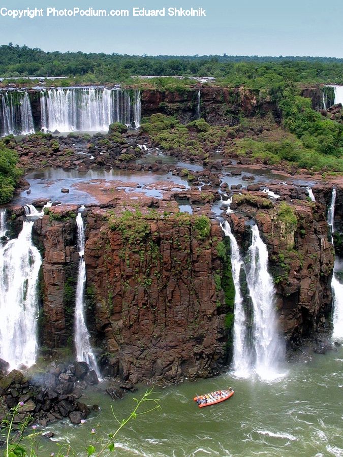 Outdoors, River, Water, Waterfall, Creek, Forest, Jungle