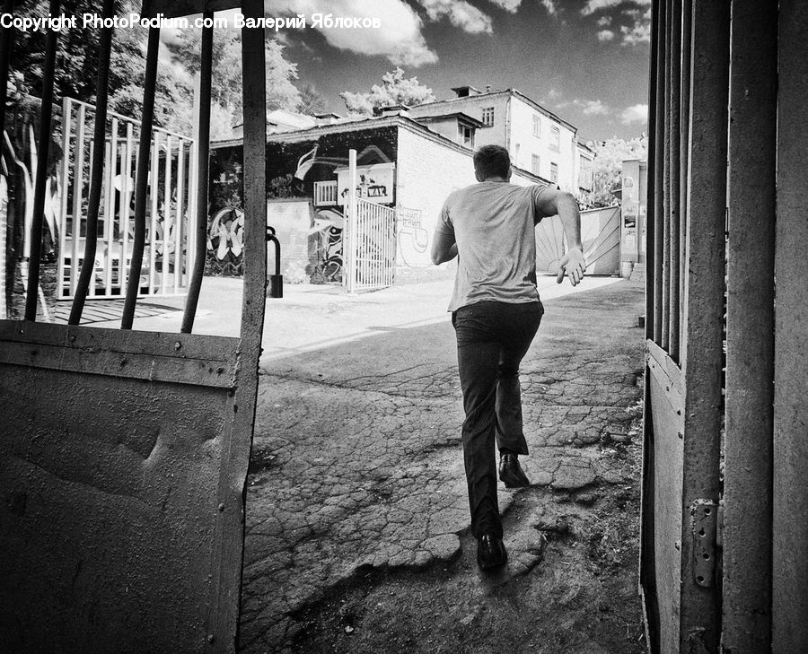 Human, People, Person, Alley, Alleyway, Road, Street