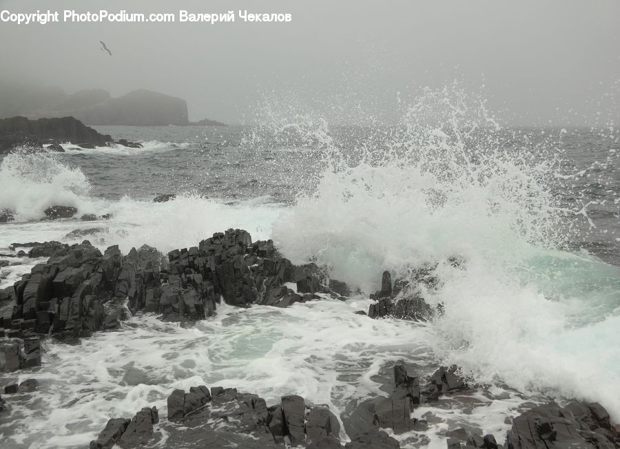 Outdoors, Sea, Sea Waves, Water, Coast, Ocean