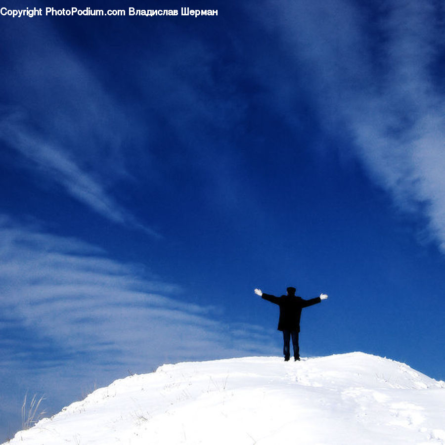Alps, Crest, Mountain, Peak, Ice, Outdoors, Snow