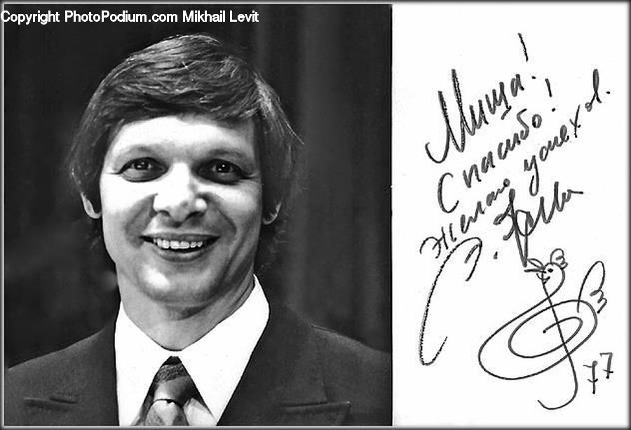 People, Person, Human, Autograph, Handwriting, Signature, Portrait
