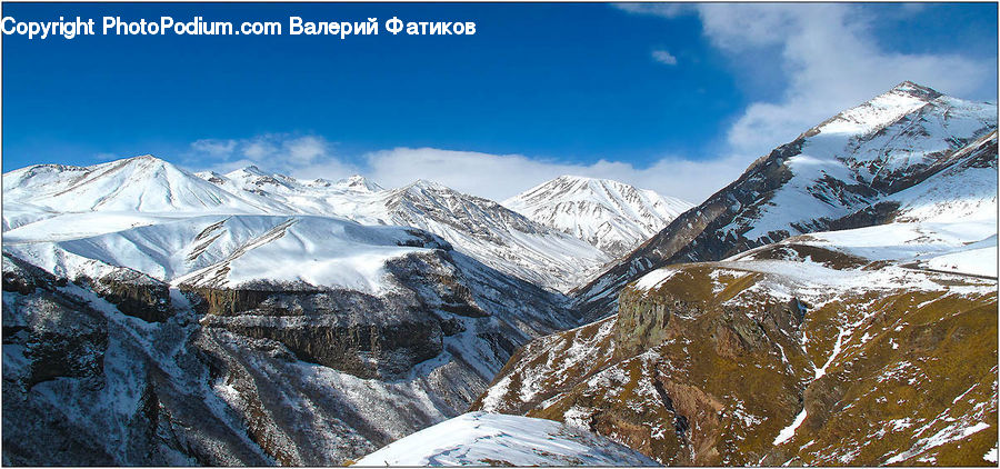 Arctic, Glacier, Ice, Mountain, Outdoors, Snow, Crest