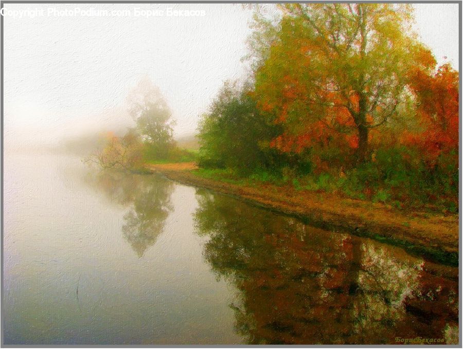Canal, Outdoors, River, Water, Dirt Road, Gravel, Road