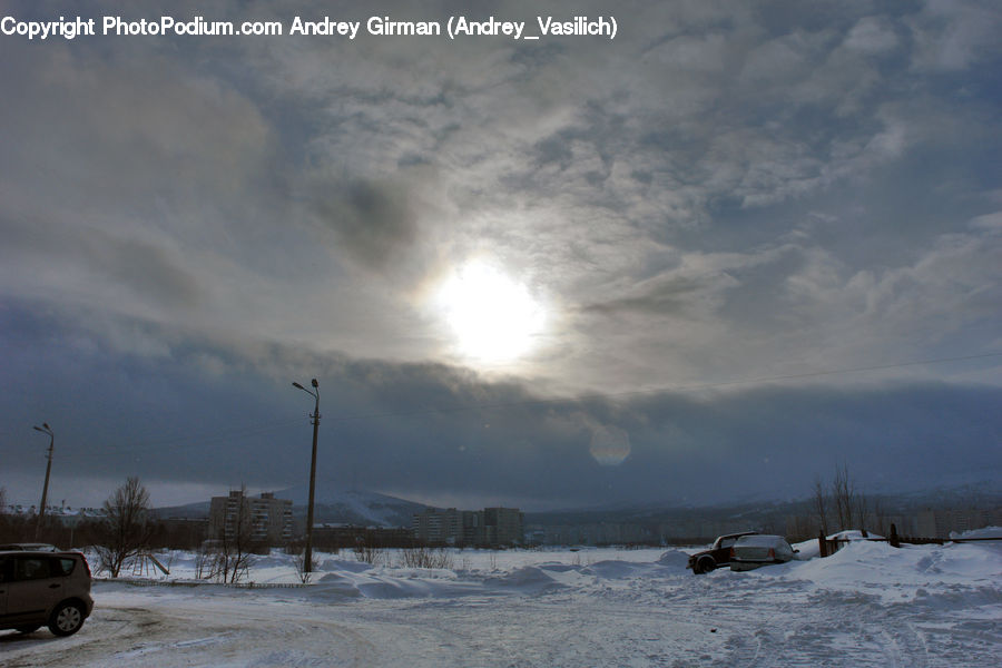 Ice, Outdoors, Snow, Landscape, Nature, Scenery, Dirt Road
