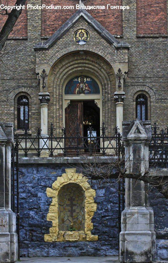 Balcony, Chair, Furniture, Building, Architecture, Bell Tower, Clock Tower