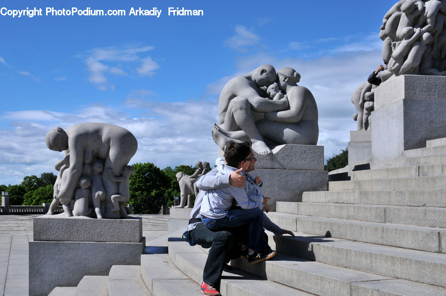 People, Person, Human, Art, Sculpture, Statue, Gargoyle