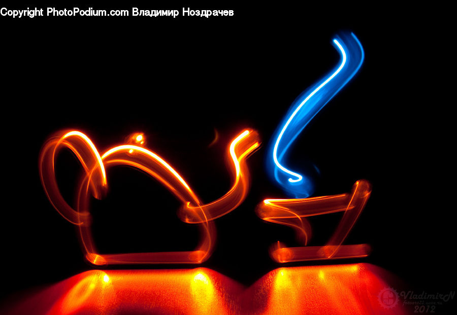 Fire, Flame, Alphabet, Ampersand, Lighting