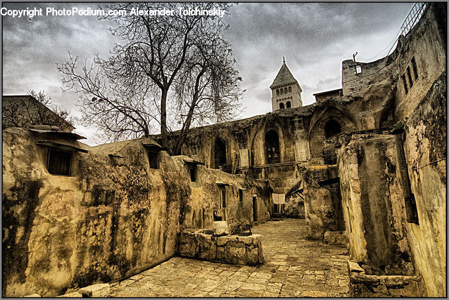 Ruins, Tomb, Castle, Fort, Architecture, Building, Housing