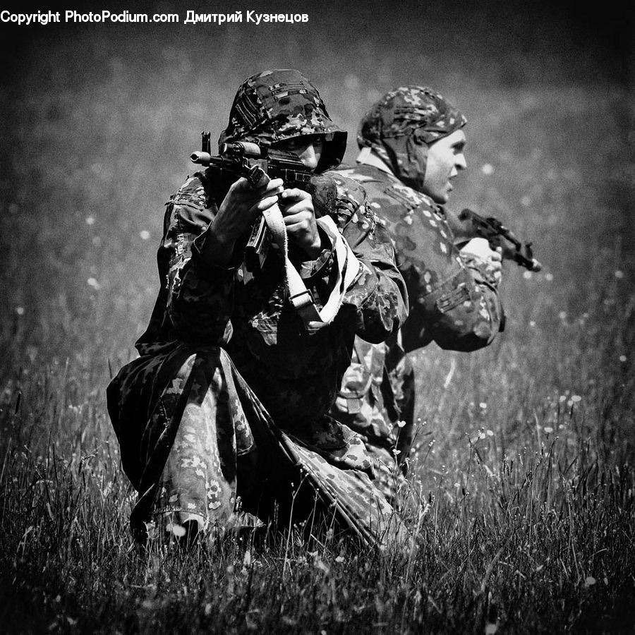 People, Person, Human, Army, Military, Soldier, Art