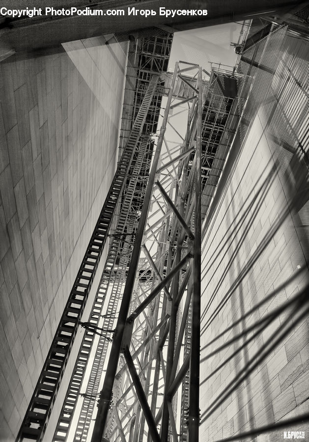 City, Downtown, Urban, Alley, Alleyway, Road, Street