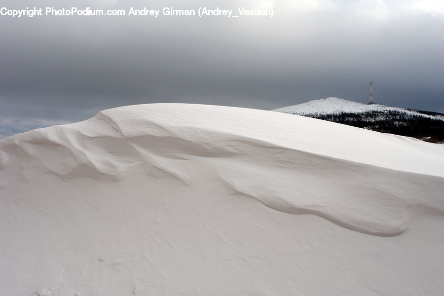 Dune, Outdoors, Ice, Snow, Alps, Crest, Mountain