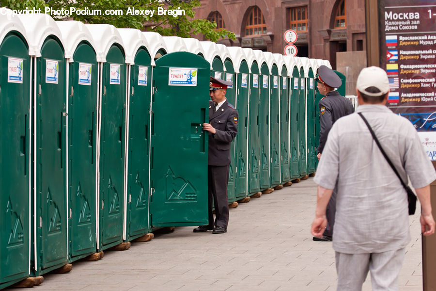 Human, People, Person, Shipping Container, Fence, Picket, Cowboy Hat