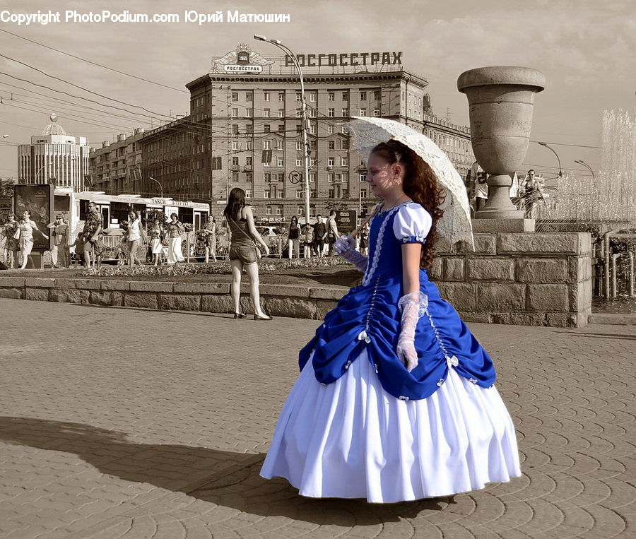 People, Person, Human, Clothing, Skirt, Dress, Costume