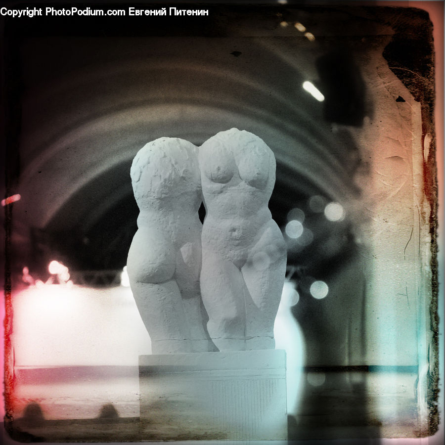 Art, Sculpture, Statue, Corridor, Head, Portrait