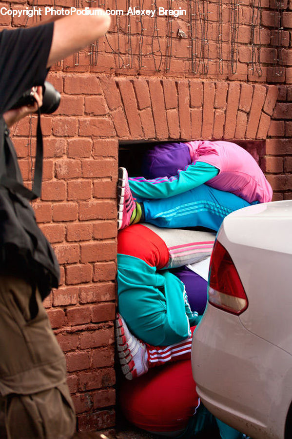 Brick, People, Person, Human, Chair, Furniture, Coat