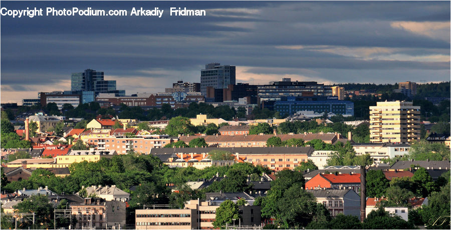 City, Downtown, Metropolis, Urban, Aerial View, Building, Town