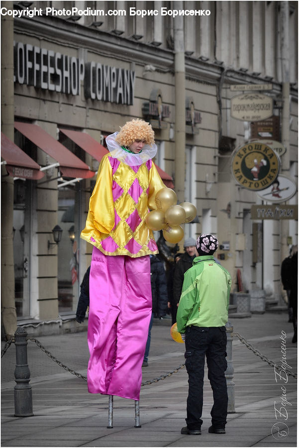 Human, People, Person, Analog Clock, Clock, Clown, Performer