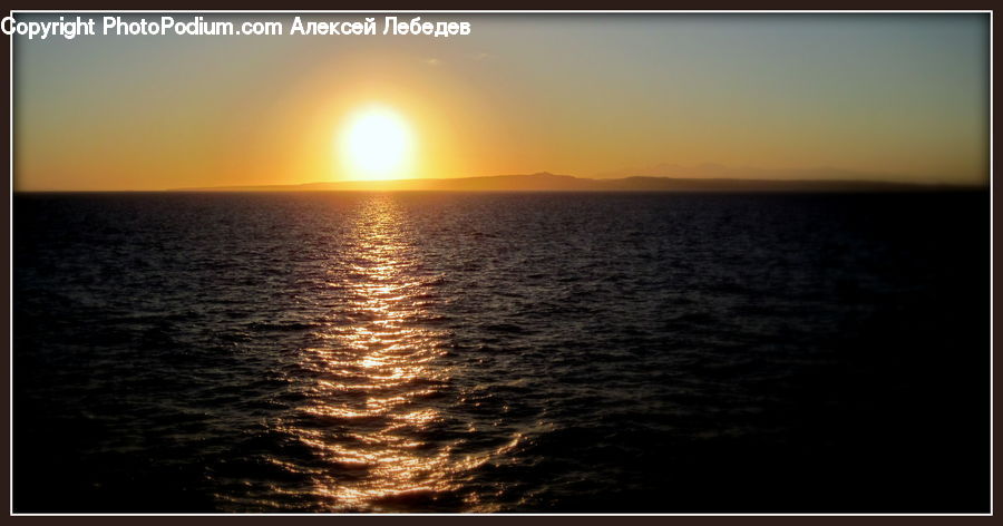 Dusk, Outdoors, Sky, Sunlight, Sunrise, Sunset, Flare