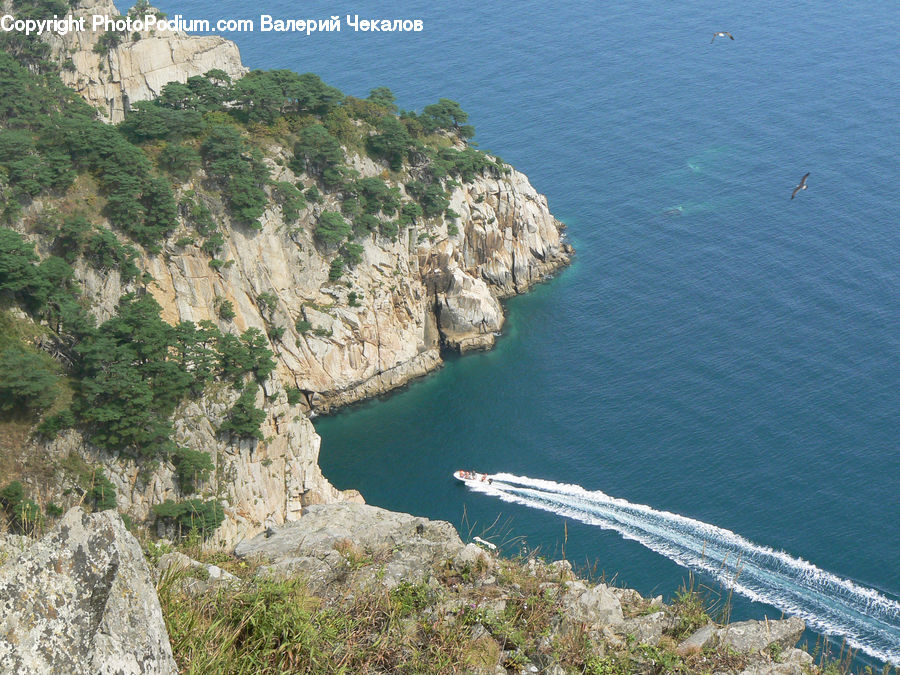 Cliff, Outdoors, Promontory, Coast, Sea, Water, Land