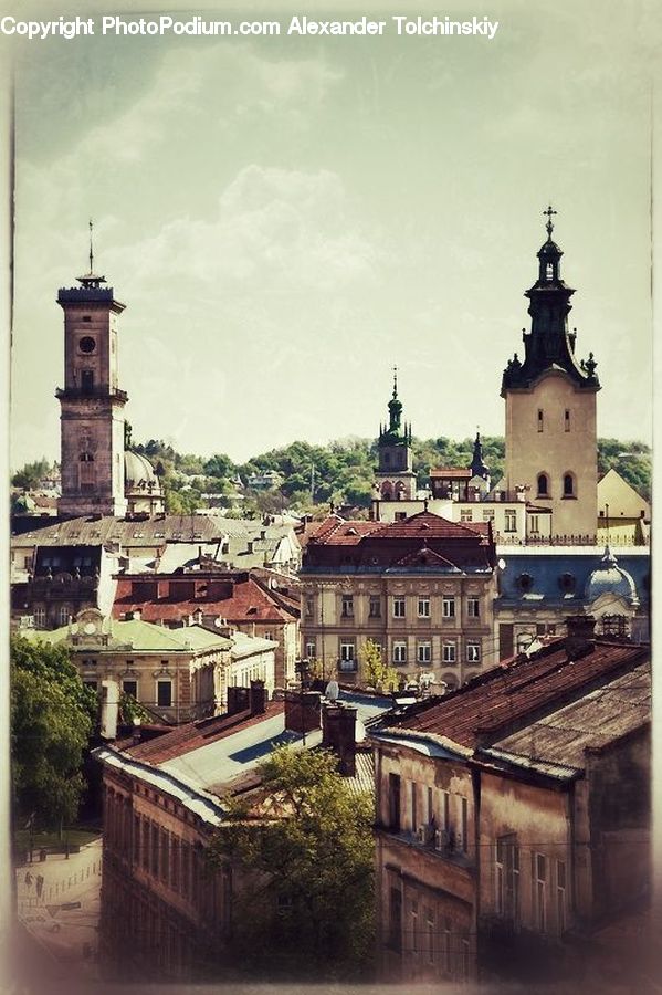 Train, Vehicle, Architecture, Castle, Fort, Building, Downtown
