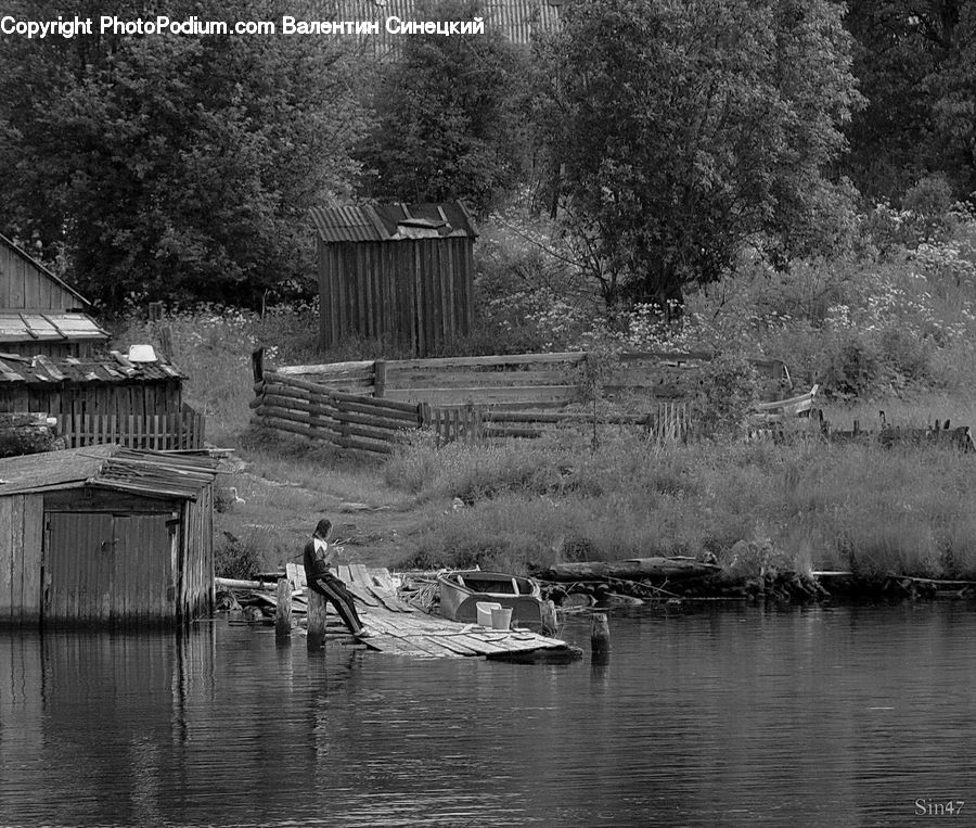Dock, Landing, Pier, Outdoors, River, Water, Pond