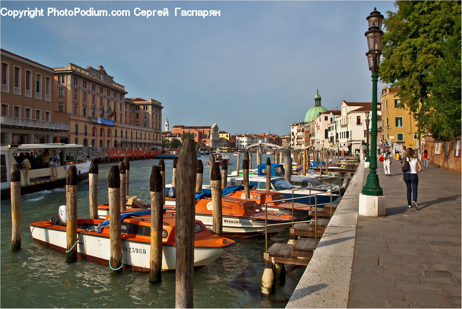 Boat, Watercraft, Gondola, Dock, Landing, Pier, Boardwalk