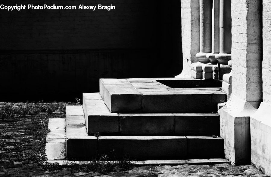 Chair, Furniture, Bunker, Tomb, Brick, Crypt