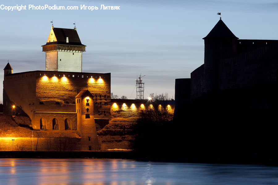 Architecture, Castle, Fort, Church, Worship, Bell Tower, Clock Tower