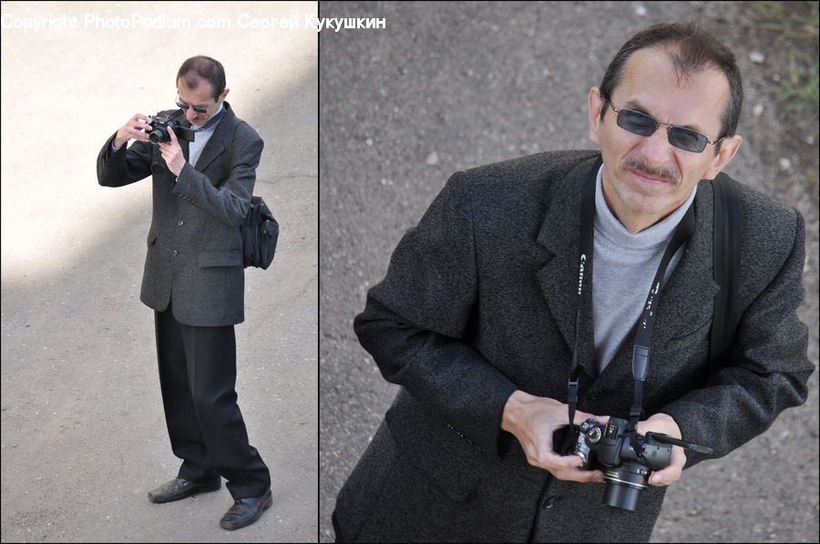 Human, People, Person, Clothing, Overcoat, Suit, Photographer