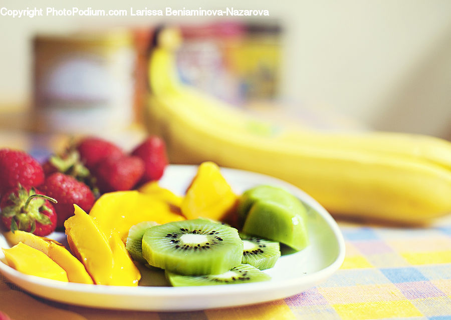 Fruit, Kiwi, Bowl, Bell Pepper, Pepper, Produce, Vegetable