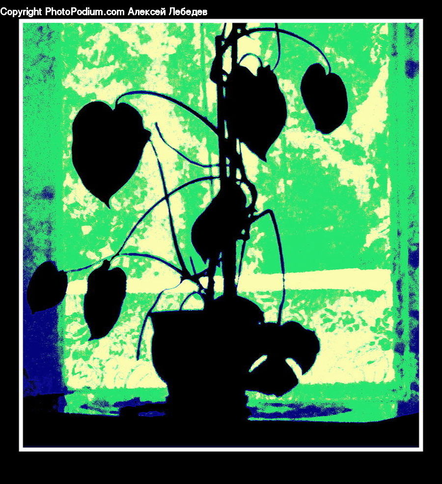 Silhouette, Hole, Heart, Art, Modern Art, Brochure, Flyer