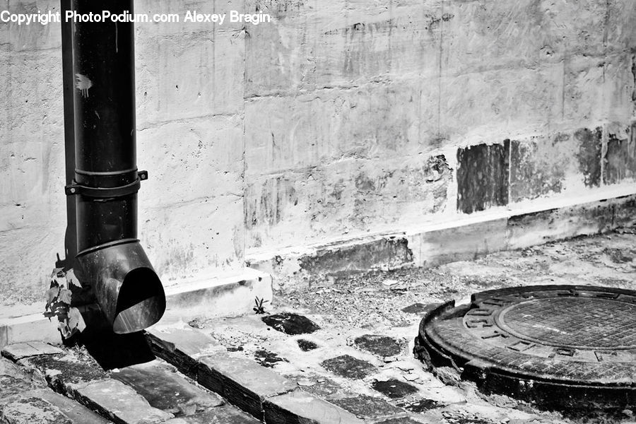 Drain, Sewer, Amphitheater, Amphitheatre, Architecture
