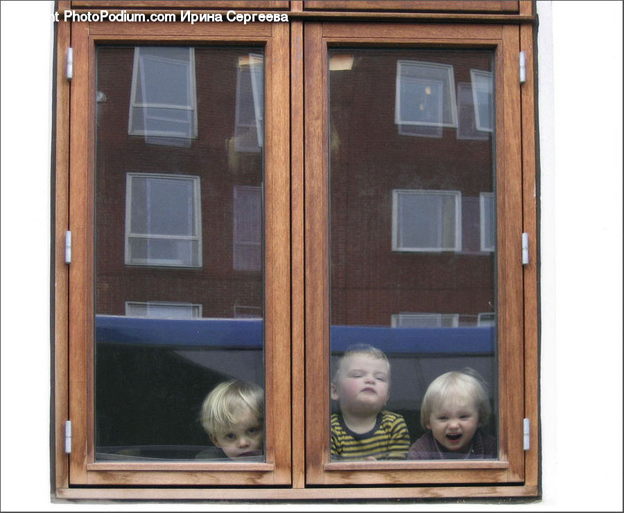 People, Person, Human, Window, Head, Portrait, Brick