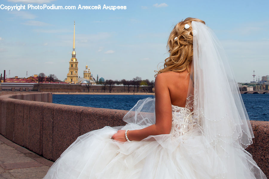 People, Person, Human, Wedding, Bride, Gown, Bridge