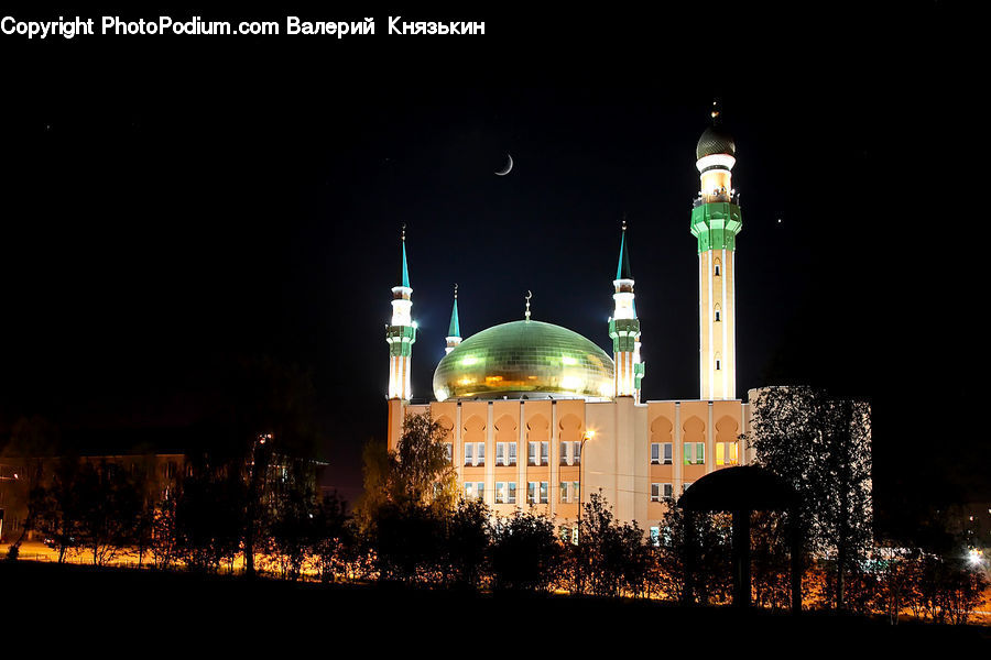 Architecture, Dome, Mosque, Worship, Control Tower, Beacon, Building