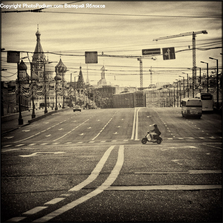 Intersection, Road, Boardwalk, Deck, Path, Sidewalk, Walkway