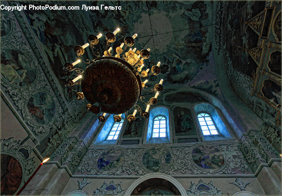Architecture, Church, Worship, Dome, Indoors, Interior Design, Room