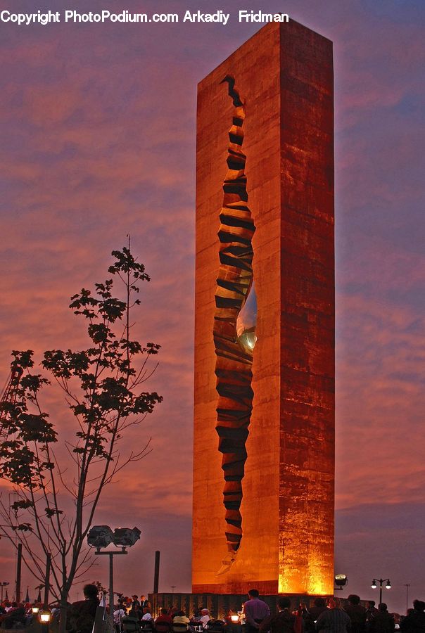 Dusk, Outdoors, Sky, Sunlight, Sunrise, Sunset, Building