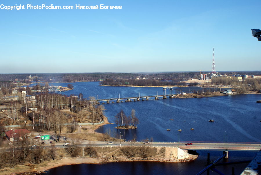 Aerial View, Dock, Port, Waterfront, Coast, Outdoors, Sea