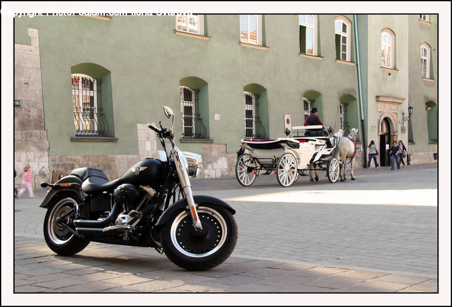 Motor, Motorcycle, Vehicle, Carriage, Horse Cart, Transportation, Bicycle