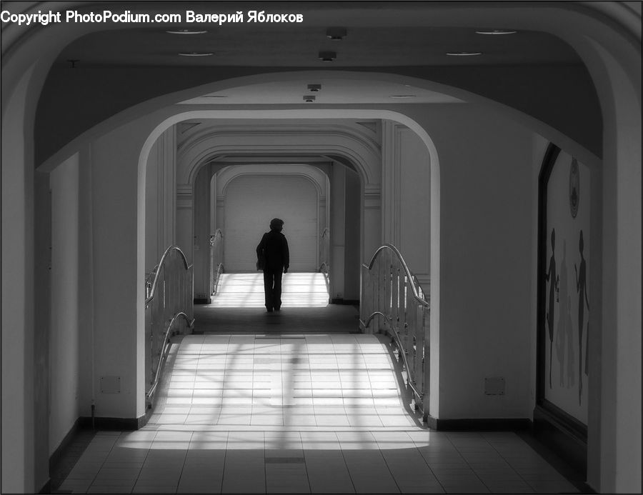 Corridor, Arch, Arched, Architecture, Church, Worship, Subway