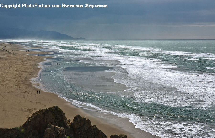 Cliff, Outdoors, Beach, Coast, Sea, Water, Ocean